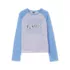 Girls Long Sleeve Raglan Graphic T-Shirt, alternative image