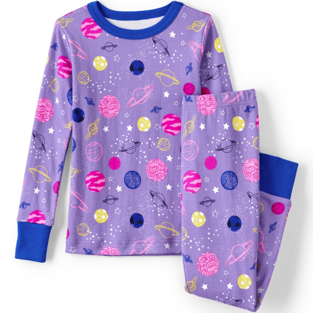 Long Sleeve Pajamas Lands End Kids Long Sleeve Top And Bottom Snug