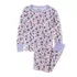 Kids Long Sleeve Top and Bottom Snug Fit Pajama Set, alternative image
