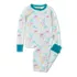 Kids Long Sleeve Top and Bottom Snug Fit Pajama Set, alternative image
