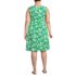 Women's Plus Size Front Fit and Flare Dress, Back