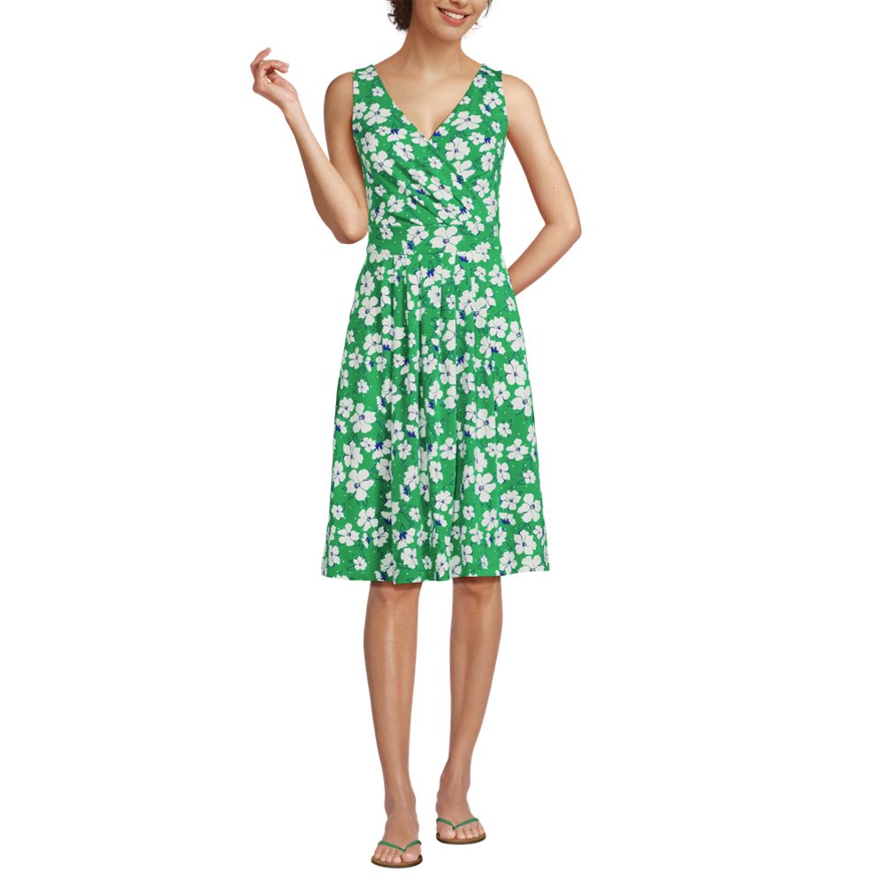 Lands end store fit and flare dress - Official Online Store