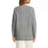 Women's Oversized Drifter Cable Tunic Sweater, Back