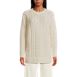 Women's Oversized Drifter Cable Tunic Sweater, Front