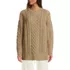 Women's Oversized Drifter Cable Tunic Sweater, Front