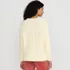 Women's Oversized Drifter Cable Tunic Sweater, Back