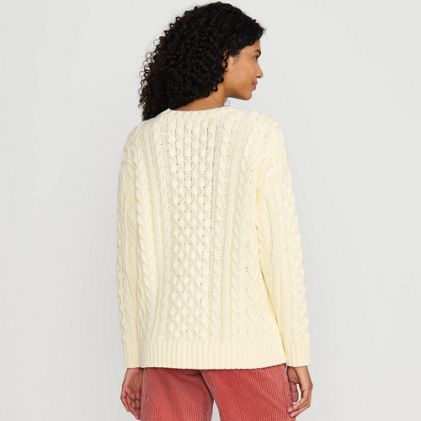 Women's Oversized Drifter Cable Tunic Sweater - image 1