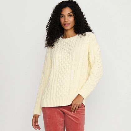 Women's Oversized Drifter Cable Tunic Sweater - image 2