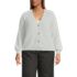 Women's Plus Size Eyelash Cardigan Sweater, Front