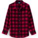 Kids Long Sleeve Flannel Shirt, Front