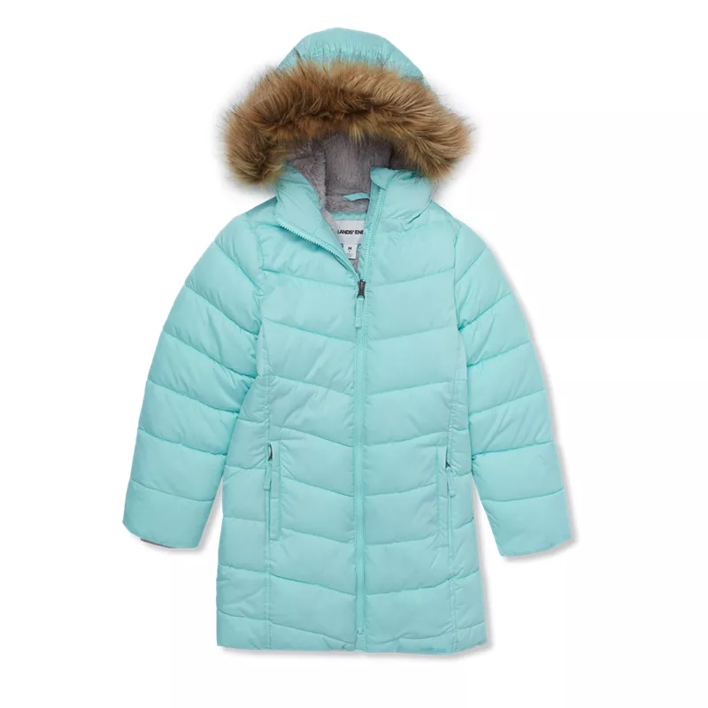 Girls Fleece Lined Parka, alternative image