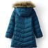 Girls Fleece Lined Parka, alternative image