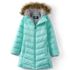 Girls Fleece Lined Parka, Front