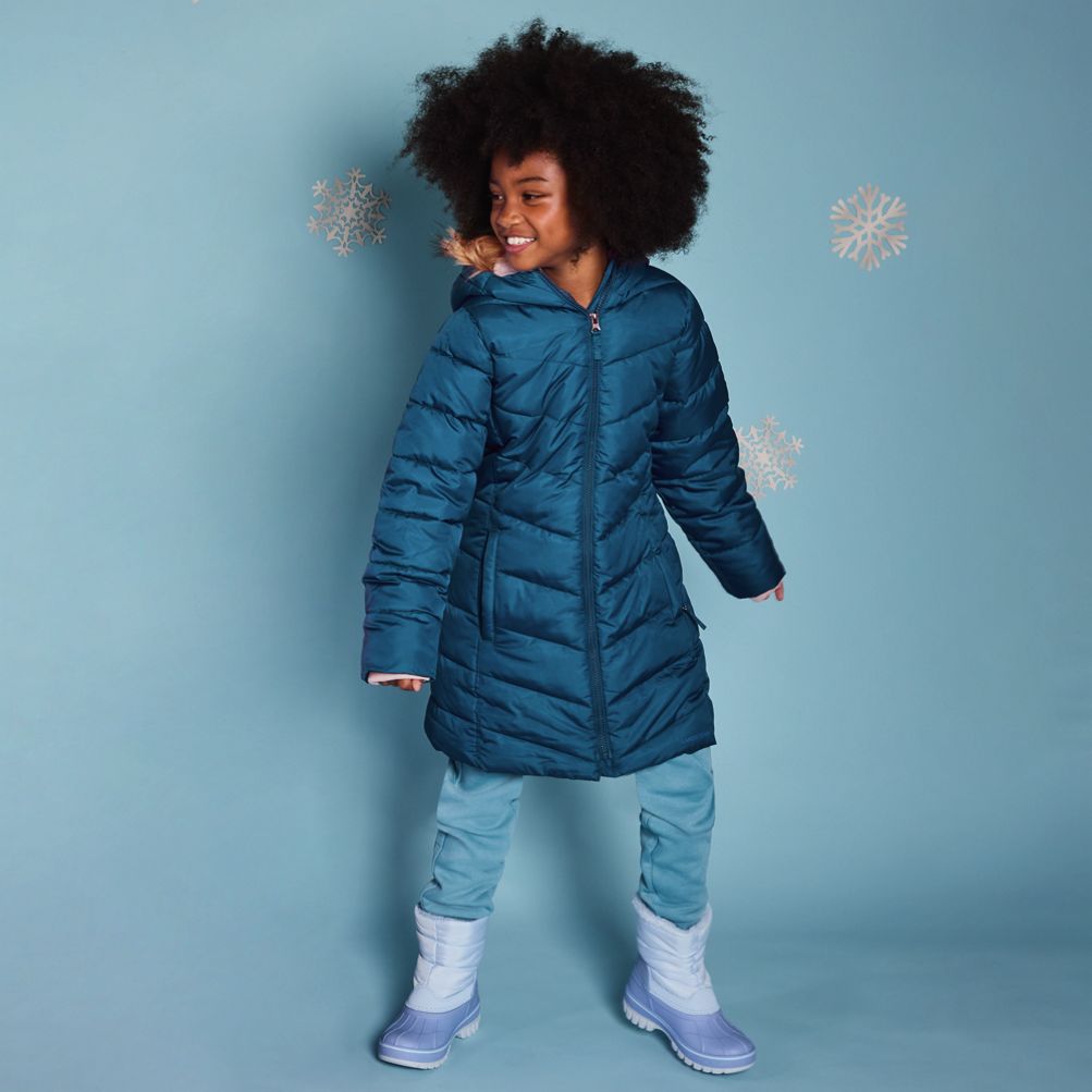 Girls Fleece Lined Parka Lands' End