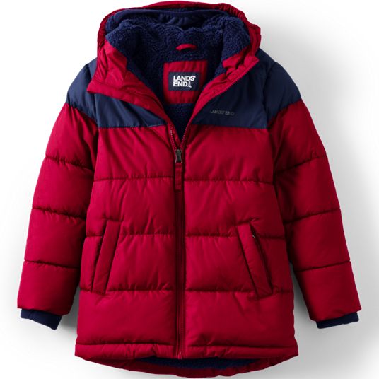 Boys red parka hotsell