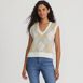 Women's Eyelash Jacquard Vest, Front