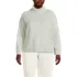 Women's Plus Size Cozy Lofty Hi Lo Hem Turtleneck Sweater, Front