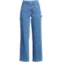 Women's Soft Denim High Rise Utility Cargo Ankle Jeans, Front