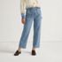 Women's Soft Denim High Rise Utility Cargo Ankle Jeans, Front