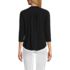 Women's Lightweight Jersey 3/4 Sleeve Notchneck Blouse, Back