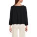 Women's Lightweight Jersey 3/4 Sleeve Dolman Blouson Top, Back