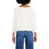 Women's Lightweight Jersey 3/4 Sleeve Dolman Blouson Top, Back