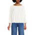 Women's Lightweight Jersey 3/4 Sleeve Dolman Blouson Top, Front