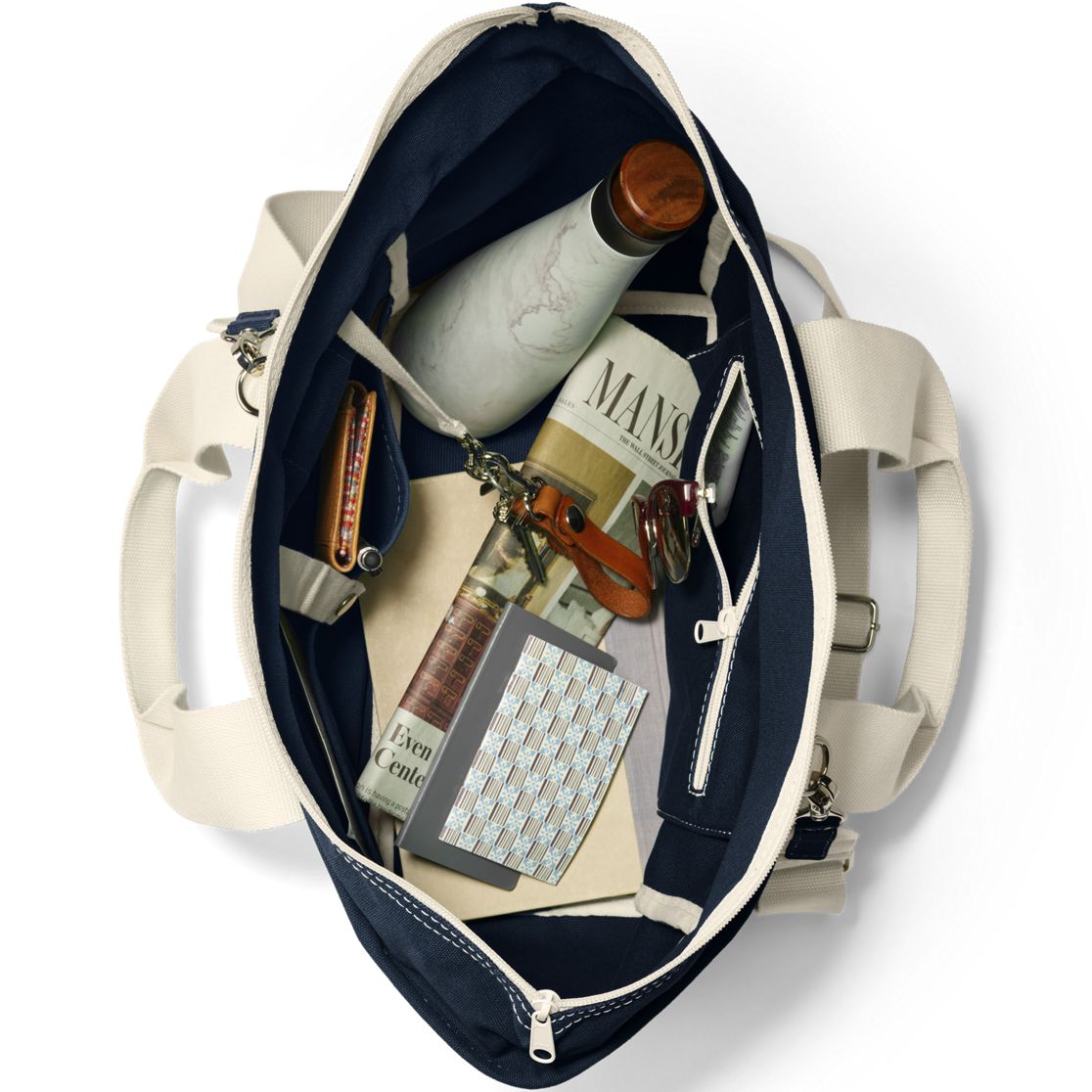 Canvas Multiway Pocket Tote