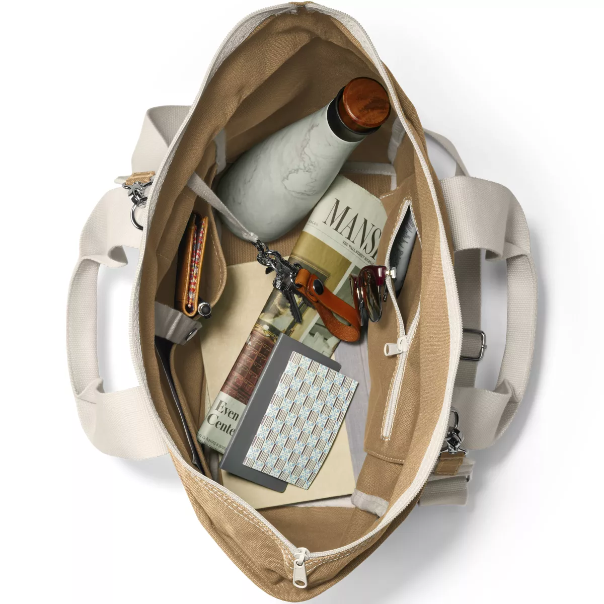 Canvas Multiway Pocket Tote