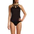 Women's Keyhole Halter Tankini Swimsuit Top, Front