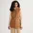 Women's Wanderweight Belted Packable Down Vest, Front