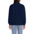 Women's Rib Collar Sherpa Fleece Pullover, Back