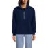 Women's Rib Collar Sherpa Fleece Pullover, Front