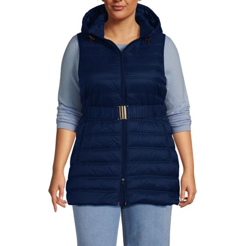 Plus size down vest on sale