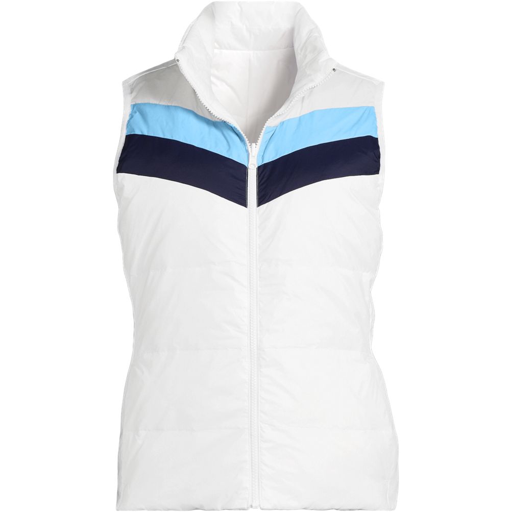 Women's Wanderweight Reversible Packable Down Vest | Lands' End