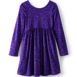 Girls Long Sleeve Gathered Waist Jersey Dress, Front