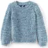 Girls Chenille Blouson Sleeve Sweater, Front
