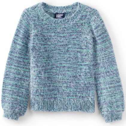 Girls Chenille Blouson Sleeve Sweater - image 1