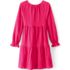 Girls Plus Long Sleeve Tiered Knit Dress, Back