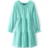 Girls Plus Long Sleeve Tiered Knit Dress, Front