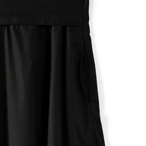 Women's Poplin Midi Wrap Front Dress, alternative image