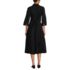 Women's Poplin Midi Wrap Front Dress, Back