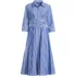 Women's Poplin Midi Wrap Front Dress, Front