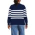 Women's Plus Size Drifter Raglan Sleeve Easy Fit Sweater, Back