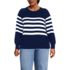 Women's Plus Size Drifter Raglan Sleeve Easy Fit Sweater, Front