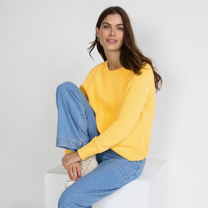 Women's Drifter Raglan Sleeve Easy Fit Sweater - primary