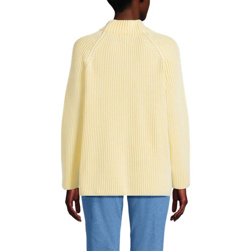 Women's Drifter Two Color Shaker Mock Neck Sweater - image 3