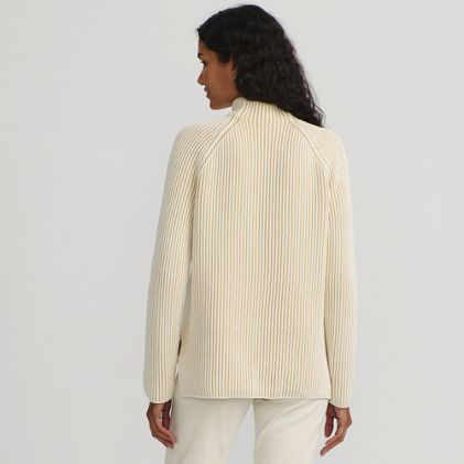 Women's Drifter Two Color Shaker Mock Neck Sweater - image 1
