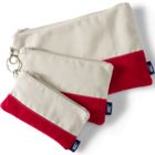 Zip Canvas Pouch 3 Pack