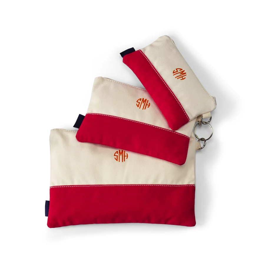 Zip Canvas Pouch 3 Pack view 2